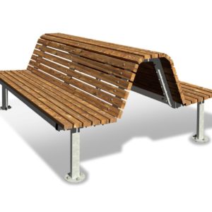 panca comfort seduta doppia